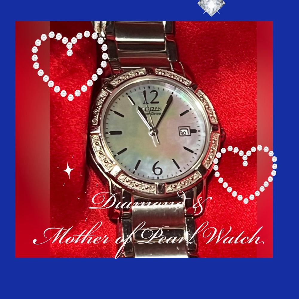 CITIZEN
Palidoro Eco-Drive Midsize 32 Diamond Ladies Watch never needs a battery